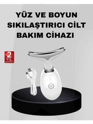 Elivora Kablosuz Şarjlı Yüz Sıkılaştırıcı Cihaz Ems Mikro Akım Anti-Aging Masaj Aleti