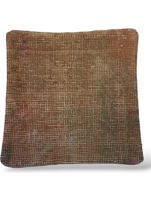 Ottoman Pouffe Art Deco Bohem ''özel Seri Halı'' El Dokuması Vintage Kırlent Minder 40X40CM 351