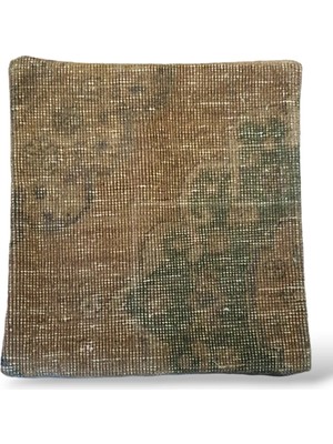 Ottoman Pouffe Art Deco Bohem Halı El Dokuması Vintage Kırlent Minder 40X40CM 366