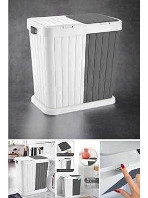 Maison Luré Şık ve Çok Amaçlı Çamaşır Sepeti, Iki Gözlü Tasarım