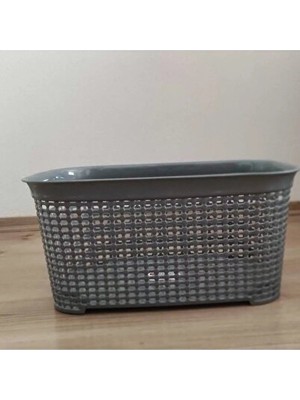 Maison Luré Petek Desenli Plastik Çamaşır Sepeti, Dayanıklı ve Hafif