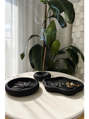 Maison Luré Dekoratif 3’lü Organizer Seti, Takı, Anahtarlık ve Tütsülük Için