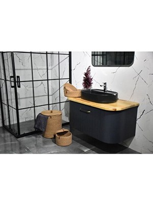 Maison Luré Jüt Hasır Banyo Seti, Çamaşır Sepeti ve Dekoratif Aksesuarlar