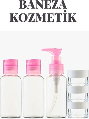 Maison Luré Pembe Çok Amaçlı Seyahat Organizer Seti, Pratik ve Şık Çanta
