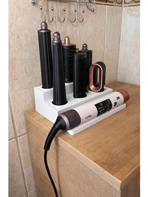Vaelmont Airwrap Uyumlu Plastik Organizer - Çok Amaçlı Saklama Çözümü Makyaj & Takı Organizeri