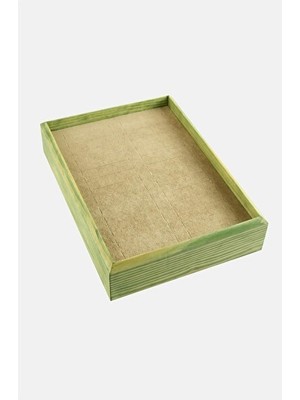 Vaelmont Ahşap Kumaş Anfora Bileklik Standı, Şık ve Dayanıklı Tasarım Makyaj & Takı Organizeri 17X24