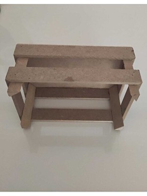 Vaelmont Ahşap Kasa, Dayanıklı ve Çok Amaçlı Saklama Çözümü Sepet 22X14 cm