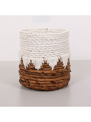 Vaelmont Didim Doğal Abaka Saksılık ve Saklama Sepeti, 15X16 cm