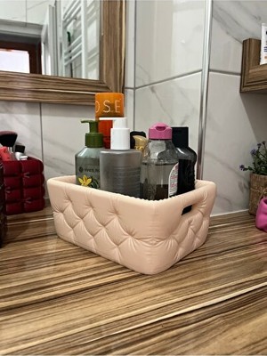 Vaelmont Pofuduk Desenli Şık ve Kullanışlı Sepet