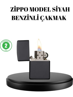 Elivora Metal Gövdeli Tasarım Çakmak Mat Yüzeyli ve Ergonomik Tutma Özellikli