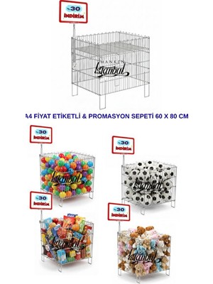 Vaelmont Katlanabilir Promosyon Sepeti, Pratik ve Hafif Tasarım, Çok Amaçlı Kullanım Çamaşır Sepeti