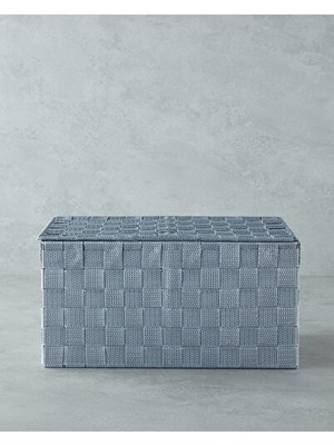 Vaelmont Gri Shine Saklama Kutusu, Modern ve Şık Depolama Çözümü Sepet