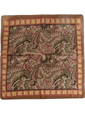 Ronanna Buğz Çiçek Desenli Zr Şifon Fular 50*50 cm