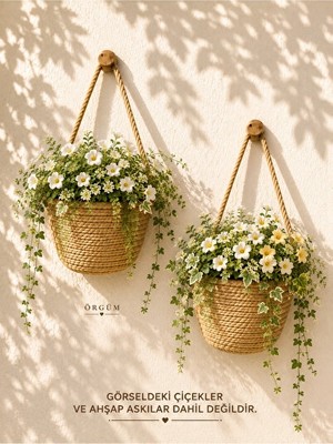 Vaelmont Mini Dekoratif Çok Amaçlı Sepet, 12X10 Cm, 2'li Set