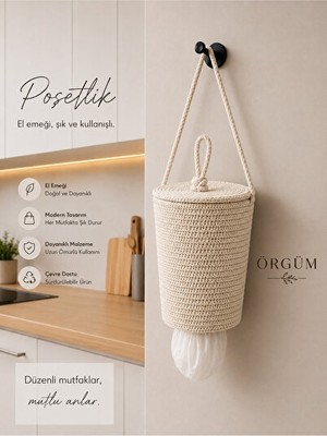 Vaelmont Poşetlik ve Düzenleyici Organizer - Pratik Saklama Çözümü Sepet
