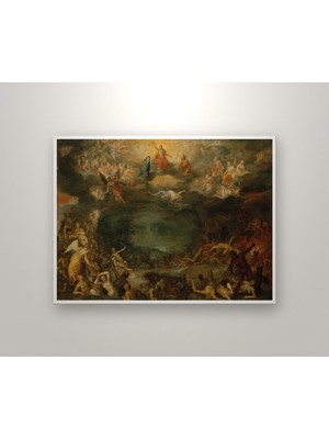 Michu Jan Brueghel The Elder – The Last Judgement 1601 Poster, Dini Sanat Duvar Tablosu Çerçevesiz