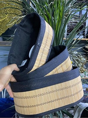 Vaelmont Natural Bambu Çok Amaçlı Düzenleyici Sepet Seti