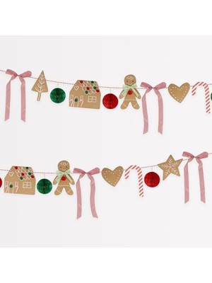 Aesco - Gingerbread Garland - Zencefilli Kurabiye Asılan Süs