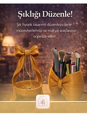 Orvessa Fiyonk Tasarımlı Çok Amaçlı Takı Organizeri, Düzenli ve Şık Saklama