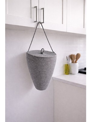 Orvessa Kapaklı Organizer Poşet Düzenleyici ile Eşyalarınızı Koruyun Sepet 30X20 cm
