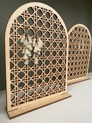 Orvessa Rattan Takı Organizer, Takı Tutucu ve Sunum Standı Makyaj & Takı Organizeri