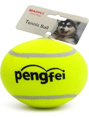 Aesco Köpek Oyuncağı Tenis Topu Büyük Boy – Dayanıklı Kauçuk Iç Yapı, Diş Dostu Yumuşak Keçe Kaplama, Suya Dayanıklı, Hafif ve Esnek Yapı – Küçük ve Orta Irk Köpekler Için Getir-Oyunu Topu