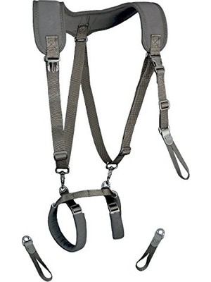Aesco Tuba Harness Siyah Çocuk Taşıma Kayışı, Uzunluk 45,7-55,8 cm