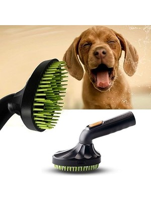 Aesco -Süpürgeye Takılabilir Ergonomik Kedi Köpek Tüy Tarama Fırçası