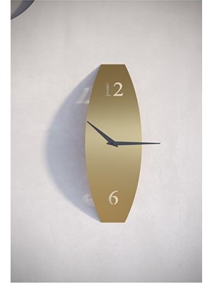 Orvessa Minimalist Metal Duvar Saati, Sade ve Şık Ofis Dekoru