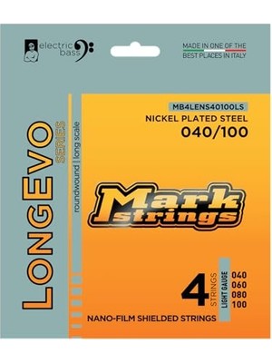 Aesco Longevo Nickel Plated Steel Nano-Film Shielded 40-100 Bas Teli