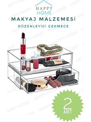 Orvessa Iki Bölmeli Fırça Düzenleyici, Pratik ve Şık Makyaj Organizeri Makyaj & Takı Organizeri