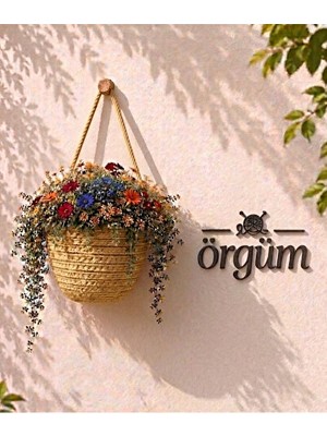 Orvessa Dekoratif Mini Sepet, Çok Amaçlı ve Şık Saklama Çözümü 12X10 cm