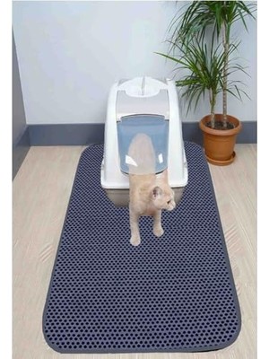 Aesco 60X120 cm Kedi Paspası Xxl Boy Kedi Tuvaleti Önü Paspas