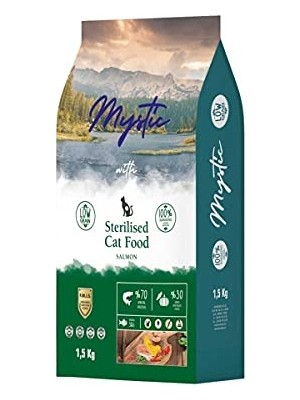 Aesco Mystic Az Tahıllı Yetişkin Kedi Sı Kısır Somonlu 1,5 kg