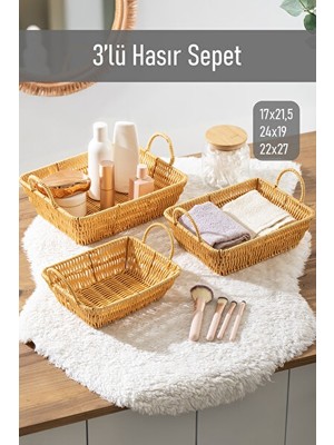 Orvessa Kapaklı Hasır Sepet, Saklama ve Düzenleme Için Pratik