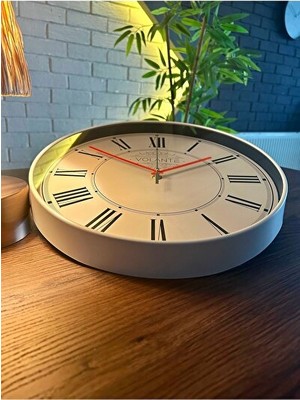 Orvessa Modern Tasarımlı Classic Serisi Gerçek Cam Duvar Saati