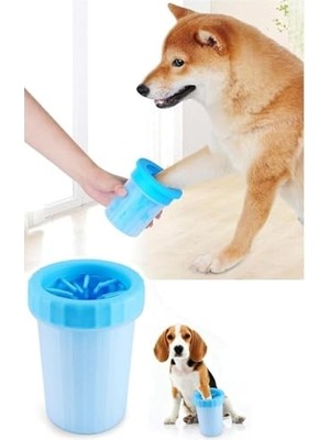 Aesco Orret Home Silikon Fırçalı Kedi Köpek Ayak Temizleyici – Hazneli Pati Yıkama Kabı, Evcil Hayvan Ayak Temizleme Bardağı, Pratik Taşınabilir Pati Temizleyici, Silikon Yumuşak Fırçalı (Asorti Renk)