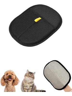 Aesco Elektrostatik Tüy Toplama Eldiveni (24X16 Cm) – Kalın Tabanlı Kedi Köpek Tüy Temizleyici Rulo Fırça