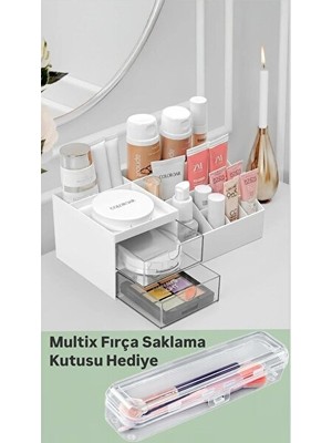 Orvessa Hediyeli 2 Çekmeceli Makyaj ve Takı Düzenleyici Seti Makyaj & Takı Organizeri