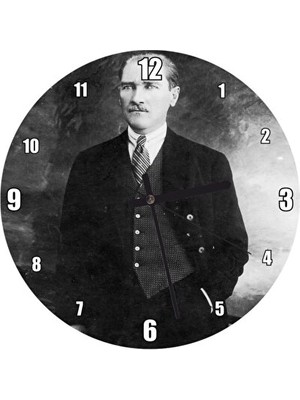 Orvessa Atatürk Temalı Ayakta Duvar Saati Ç