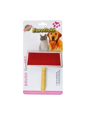 Aesco Kedi/köpek Tahta Saplı Fırça Large