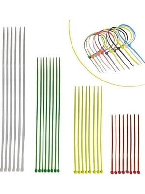Ronanna Buğz 30 Parça Plastik Kablo Kelepçe Seti Kablo Düzenleyici Bağlama Bantları