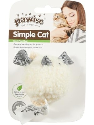 Aesco Simple Cat Peluş Oyuncak Top Fare