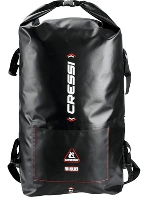Aesco Cressi Dry Ra Dalış Çantası %100 Su Geçirmez Pvc Kumaş Çanta Siyah 66 cm