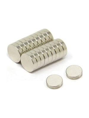 Aesco Dünya Magnet 100 Adet 8 x 2 mm Çap: 8 Mm, Kalınlık : 2 mm Yuvarlak Neodyum Mıknatıs