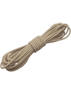 Aesco Bej Renk 5 Metre 2 mm Yuvarlak Lastik