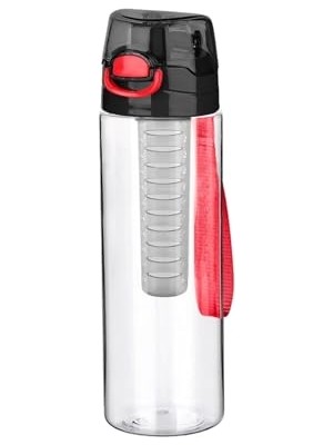 Aesco Detox Matarası, Bpa Içermeyen, Beye ve Isıya Dayanıklı, 500 ml Kapasiteli, 4 Farklı Renk Seçenekli (Siyah)