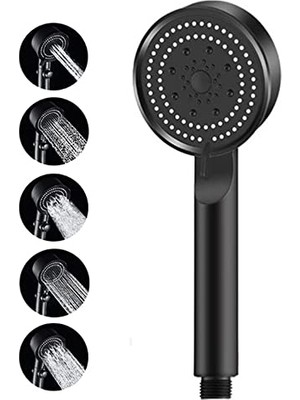 Aesco Mayaglory Turbo Fan Lite El Duşu Handshower, Siyah          [enerji Sınıfı A++]