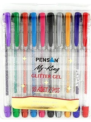 Aesco My-Kıng Simli Jel Kalem 10LU Set - PE02227JK00S10