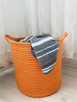 Orvessa Renkli Hasır Sepetle Çok Amaçlı Düzenleme Çözümü 25X25 cm